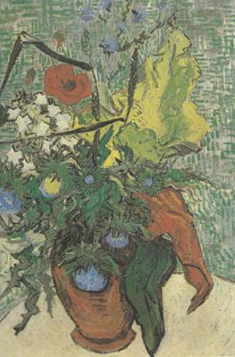 Vincent Van Gogh Wild Flowers and Thistles in a Vase (nn04) oil painting image